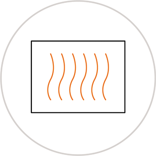 Izstaro siltumu Izstaro siltumu