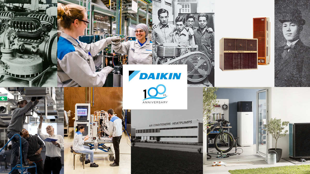 Daikin simtgades reklāmkarogs